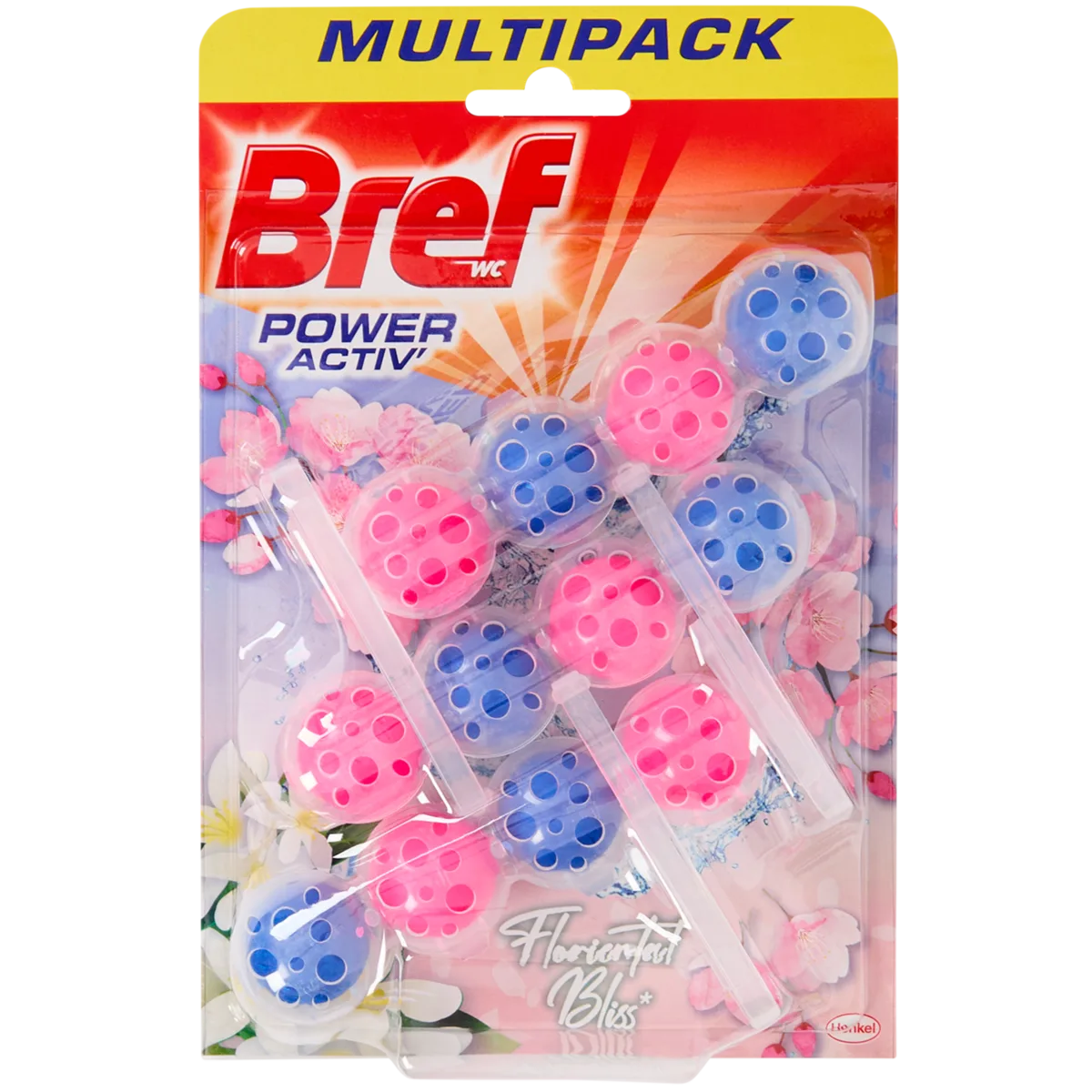 ShopyInk Wc-blokken Bref Power Activ Floriental Bliss – 3 pièces
