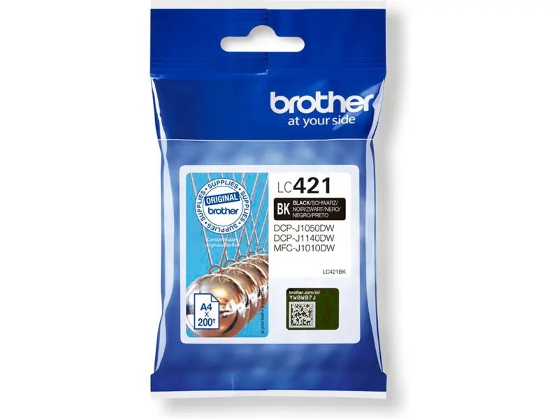 Brother 421 Zwart – Brother 421 (LC-421BK) – Inktcartridge Zwart Origineel – ShopyInk België
