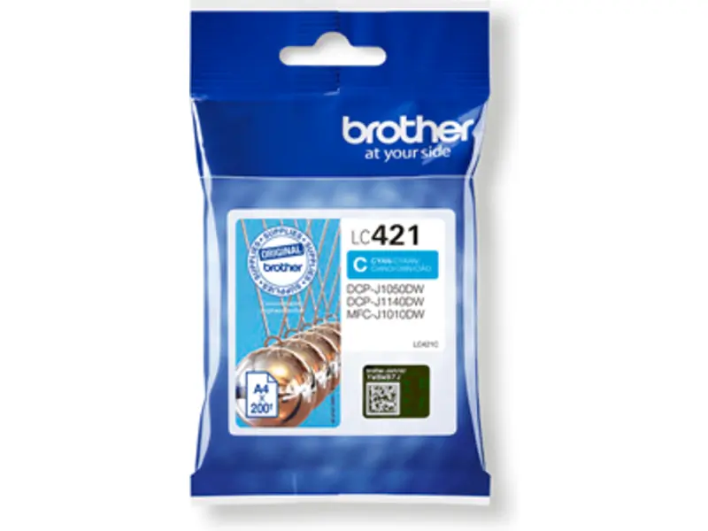 Brother 421 Cyaan – Brother 421 (LC-421C) – Inktcartridge Cyaan Origineel – ShopyInk België
