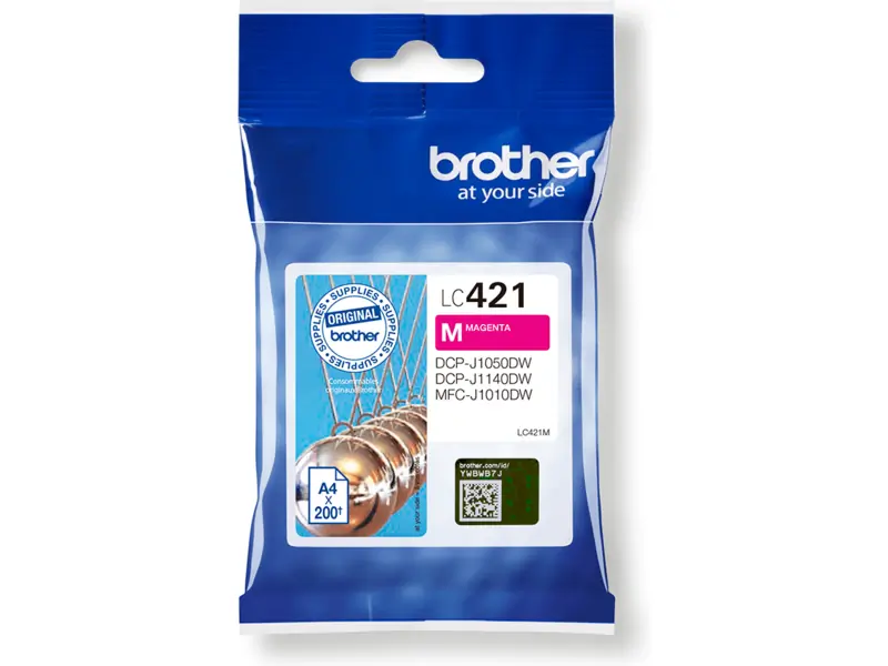 Brother 421 Magenta – Brother 421 (LC-421M) – Inktcartridge Magenta Origineel – ShopyInk België