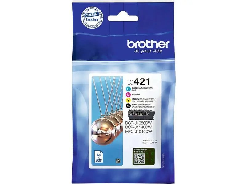 Brother 421 Pack – Brother 421 (LC-421VAL) – Inktcartridge Pack Origineel – ShopyInk België