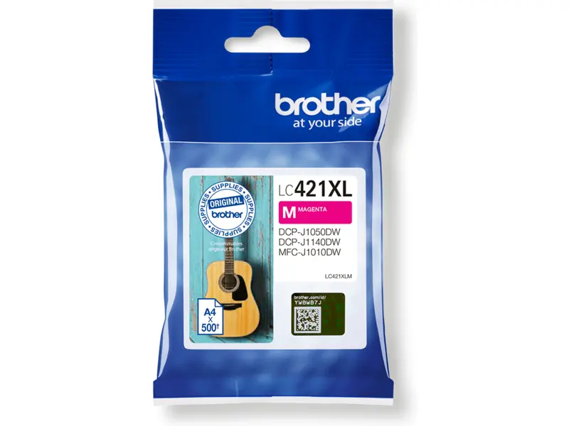 Brother 421 Magenta – Brother 421 (LC-421XLM) – Inktcartridge Magenta Origineel – ShopyInk België
