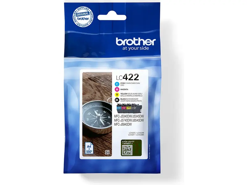 Brother 422 Pack – Brother 422 (LC-422VAL) – Inktcartridge Pack Origineel – ShopyInk België