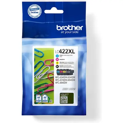 Brother 422 Pack – Brother 422 (LC-422XLVAL) – Inktcartridge Pack Origineel – ShopyInk België