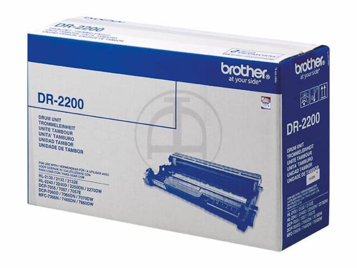 Brother DR2200 Zwart – Brother DR 2200 – Trommel Zwart Origineel – ShopyInk België