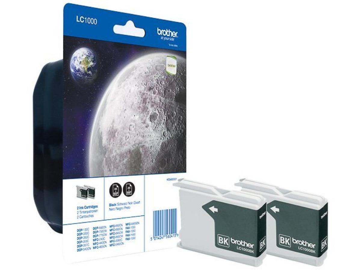 Brother LC-1000 Zwart – Brother LC-1000 (LC-1000BKBP2) – Inktcartridge Zwart Origineel – ShopyInk België