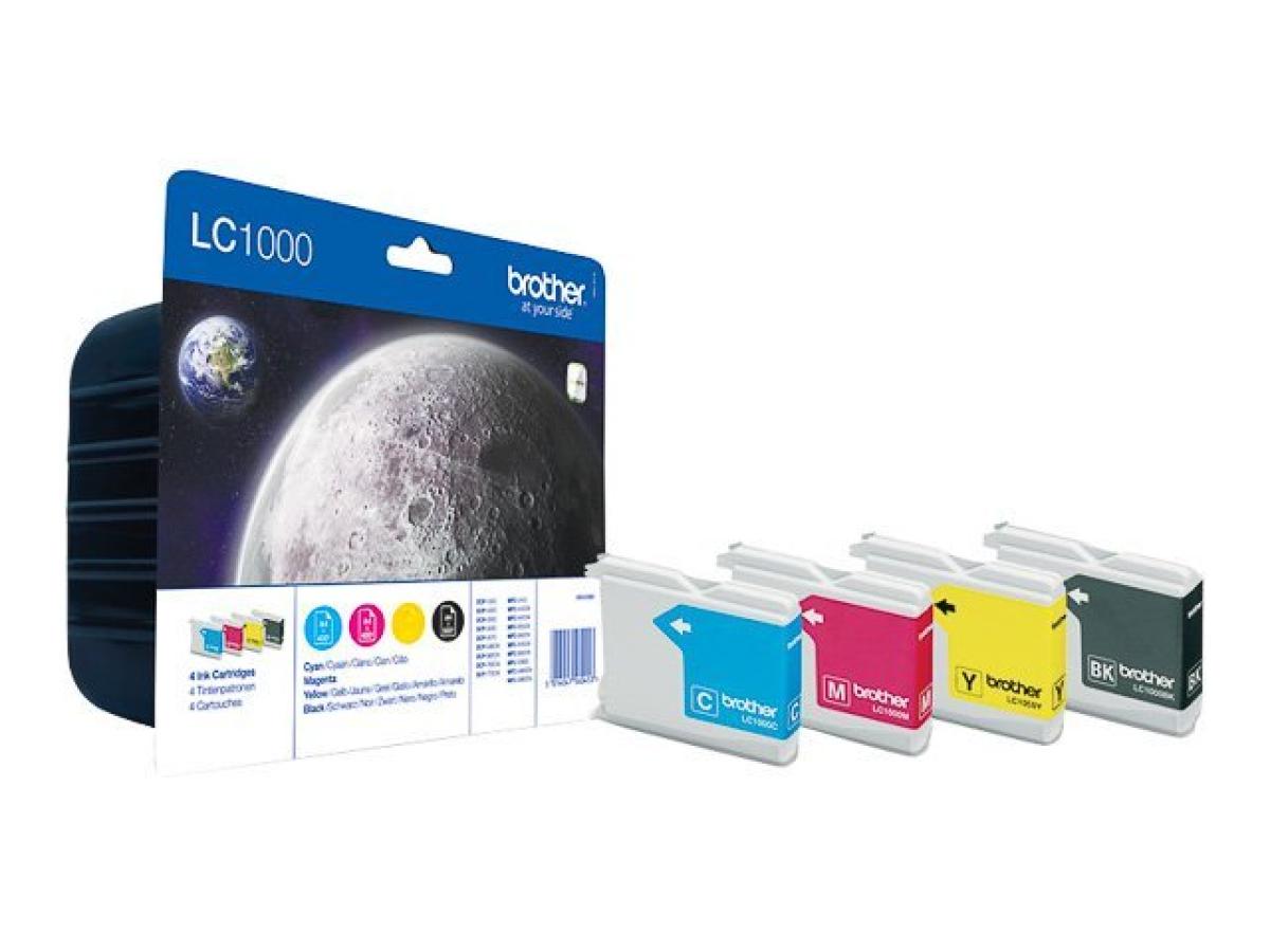 Brother LC-1000 Pack – Brother LC-1000 (LC-1000VALBP) – Inktcartridge Pack Origineel – ShopyInk België