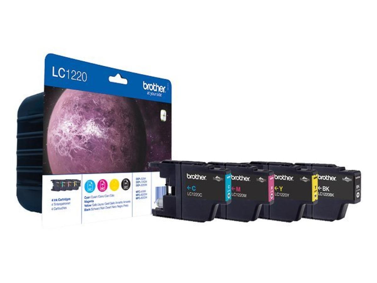 Brother LC-1220 Pack – Brother LC-1220 (LC-1220VALBP) – Inktcartridge Pack Origineel – ShopyInk