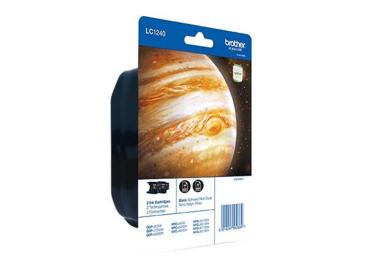 Brother LC-1240 Zwart – Brother LC-1240 (LC-1240BKBP2) – Inktcartridge Zwart Origineel – ShopyInk België