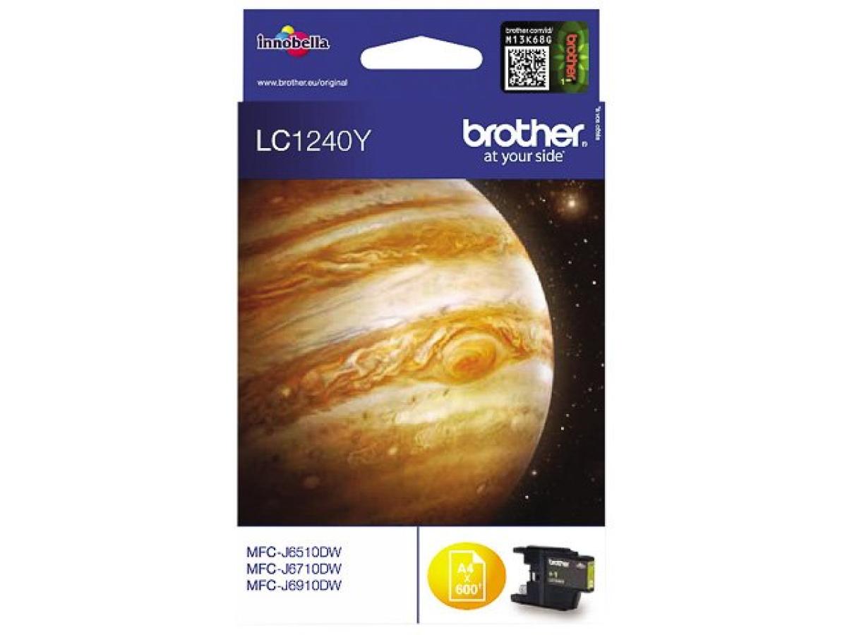 Brother LC-1240 Geel – Brother LC-1240 (LC-1240Y) – Inktcartridge Geel Origineel – ShopyInk België