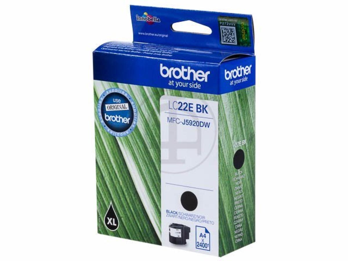 Brother LC-22 Zwart – Brother LC-22E (LC-22EBK) – Inktcartridge Zwart Origineel – ShopyInk België