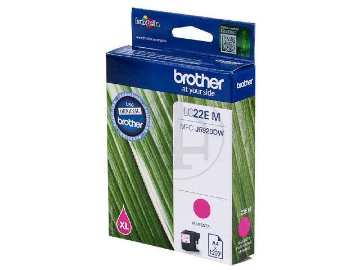 Brother LC-22 Magenta – Brother LC-22E (LC-22EM) – Inktcartridge Magenta Origineel – ShopyInk België