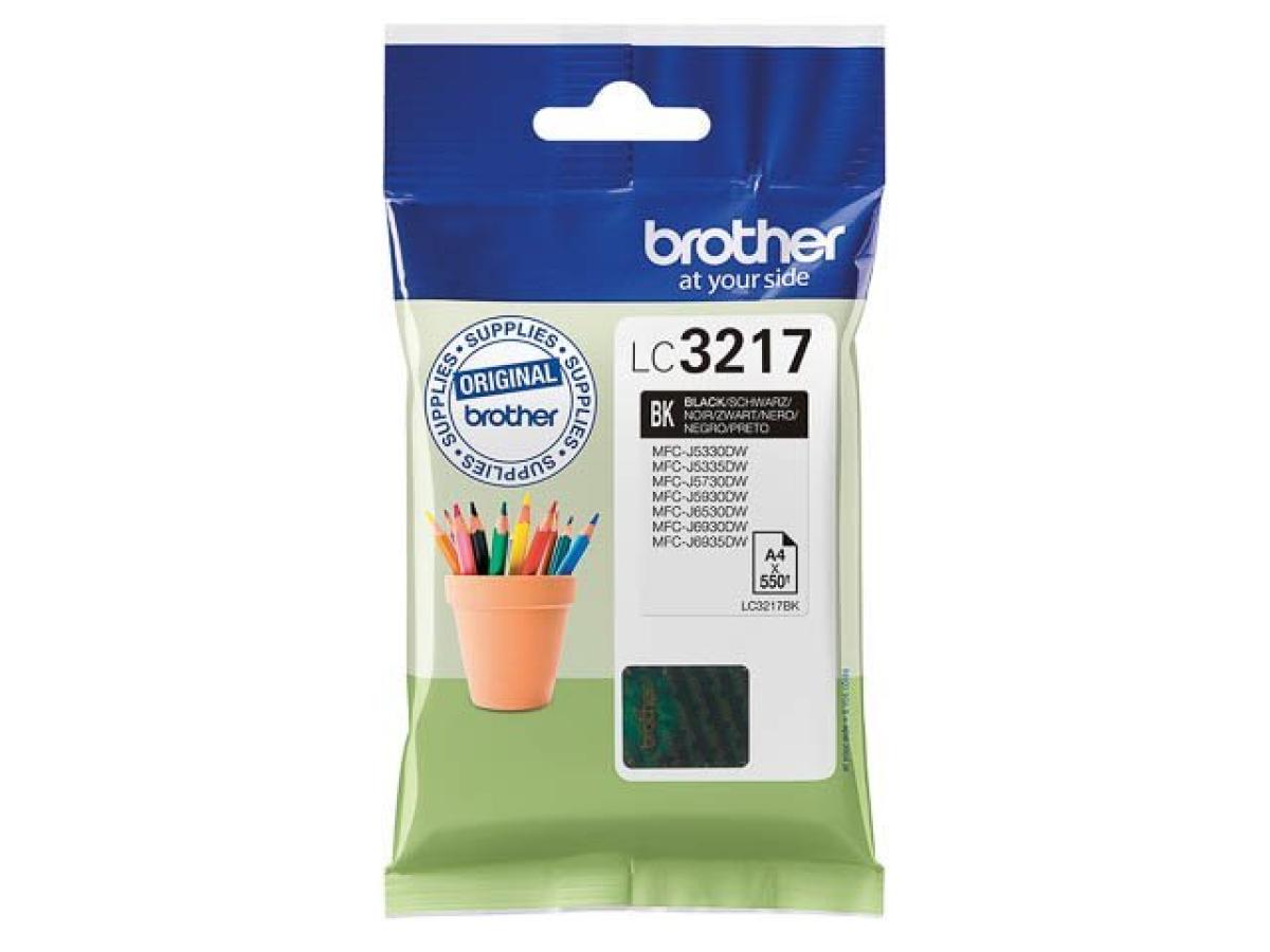 Brother LC-3217 Zwart – Brother LC-3217 (LC-3217BK) – Inktcartridge Zwart Origineel – ShopyInk België