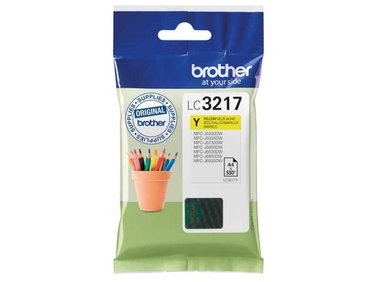 Brother LC-3217 Geel – Brother LC-3217 (LC-3217Y) – Inktcartridge Geel Origineel – ShopyInk België