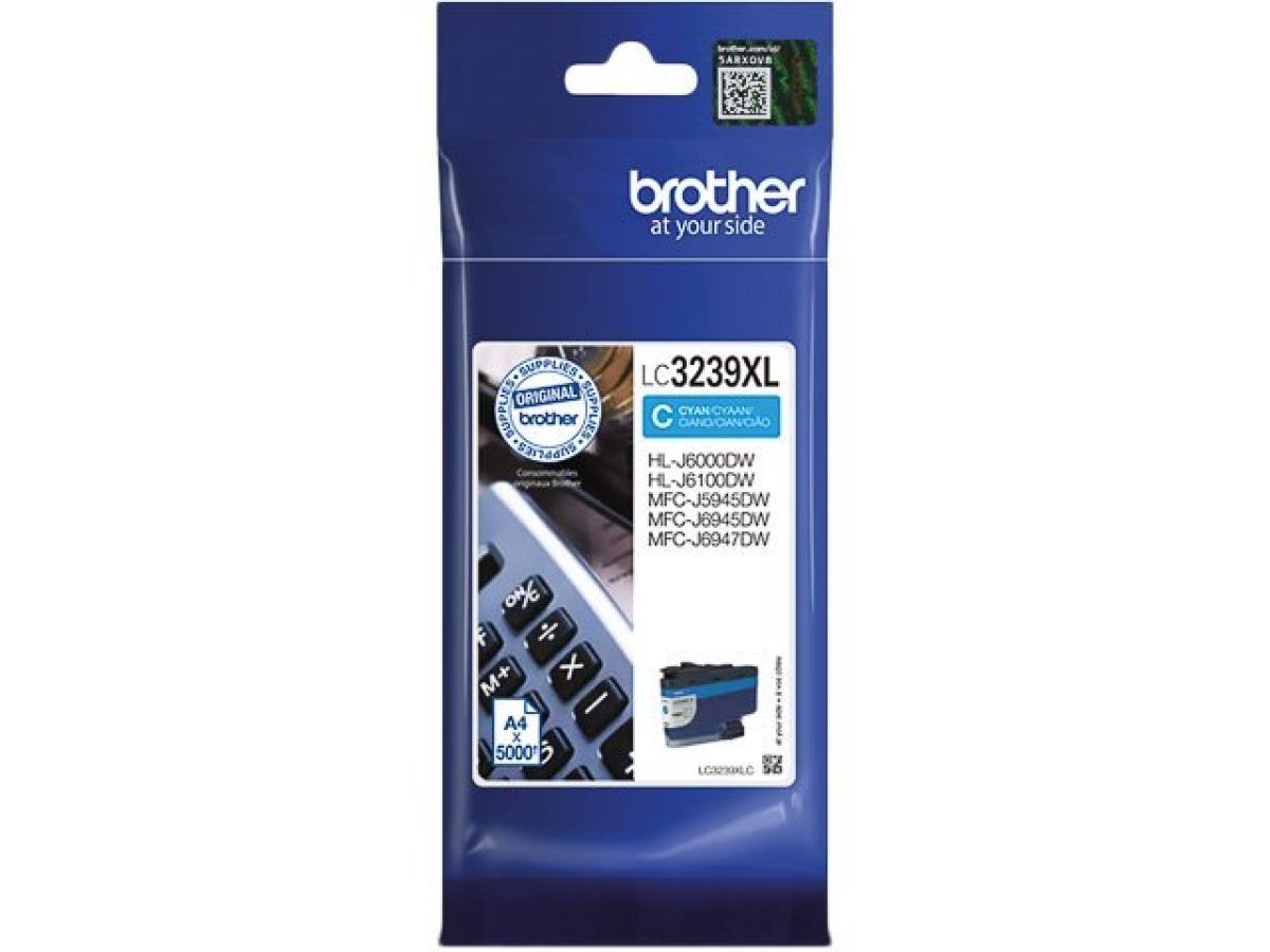 Brother LC-3239 Cyaan – Brother LC-3239 (LC-3239XLC) – Inktcartridge Cyaan Origineel – ShopyInk België