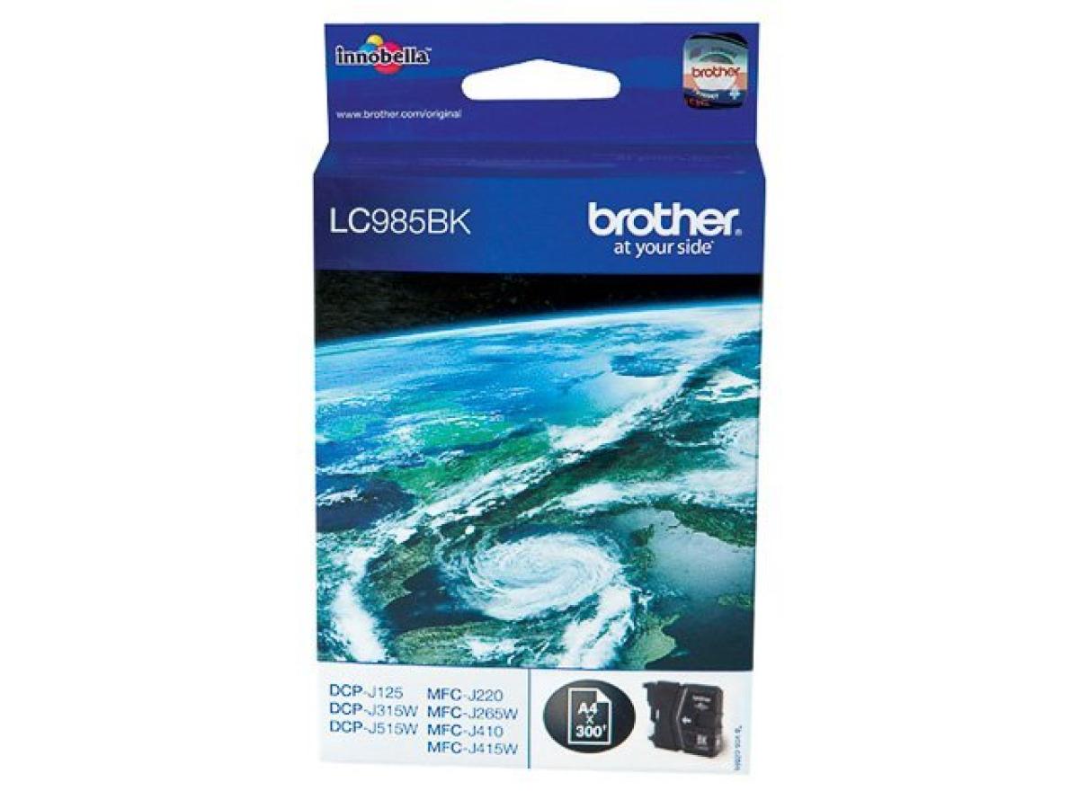 Brother LC-985 Zwart – Brother LC-985 (LC-985BK) – Inktcartridge Zwart Origineel – ShopyInk België