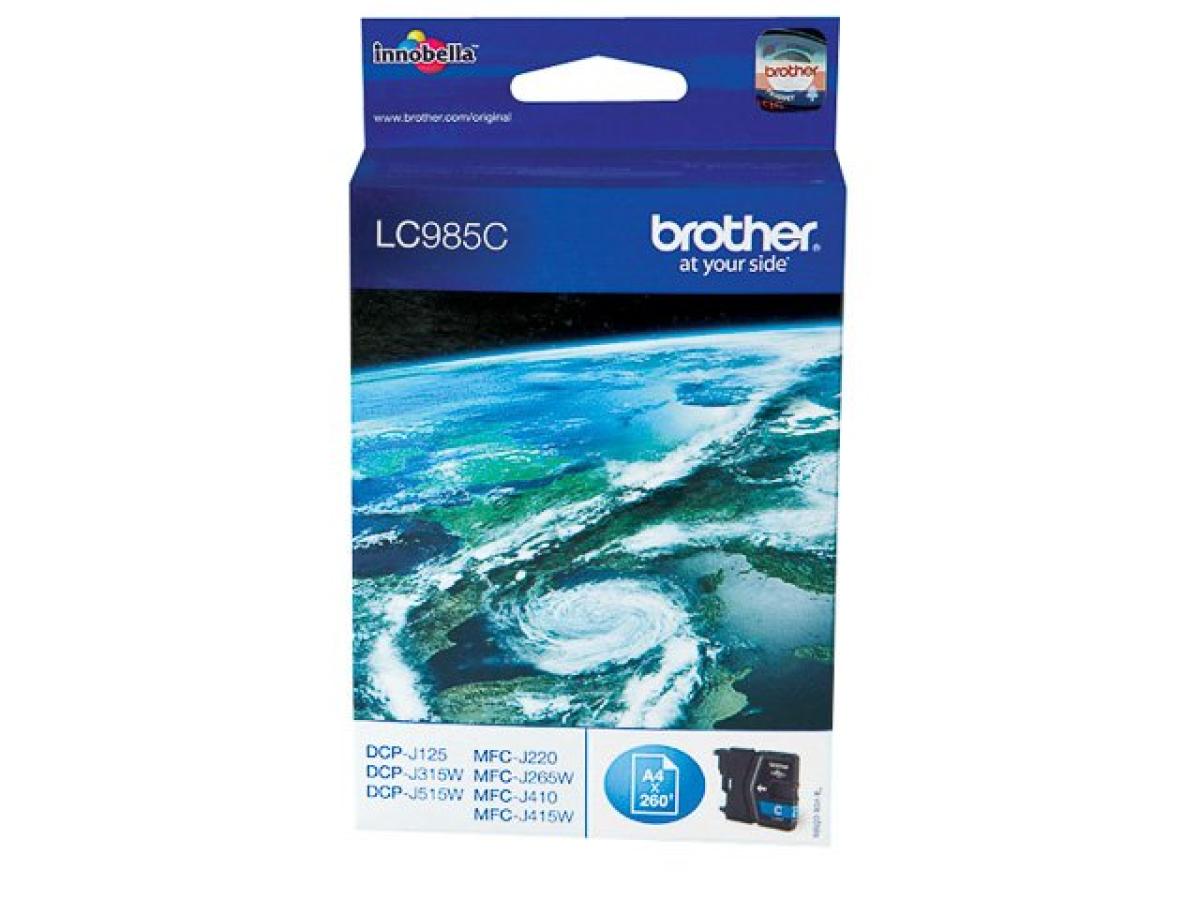 Brother LC-985 Cyaan – Brother LC-985 (LC-985C) – Inktcartridge Cyaan Origineel – ShopyInk België