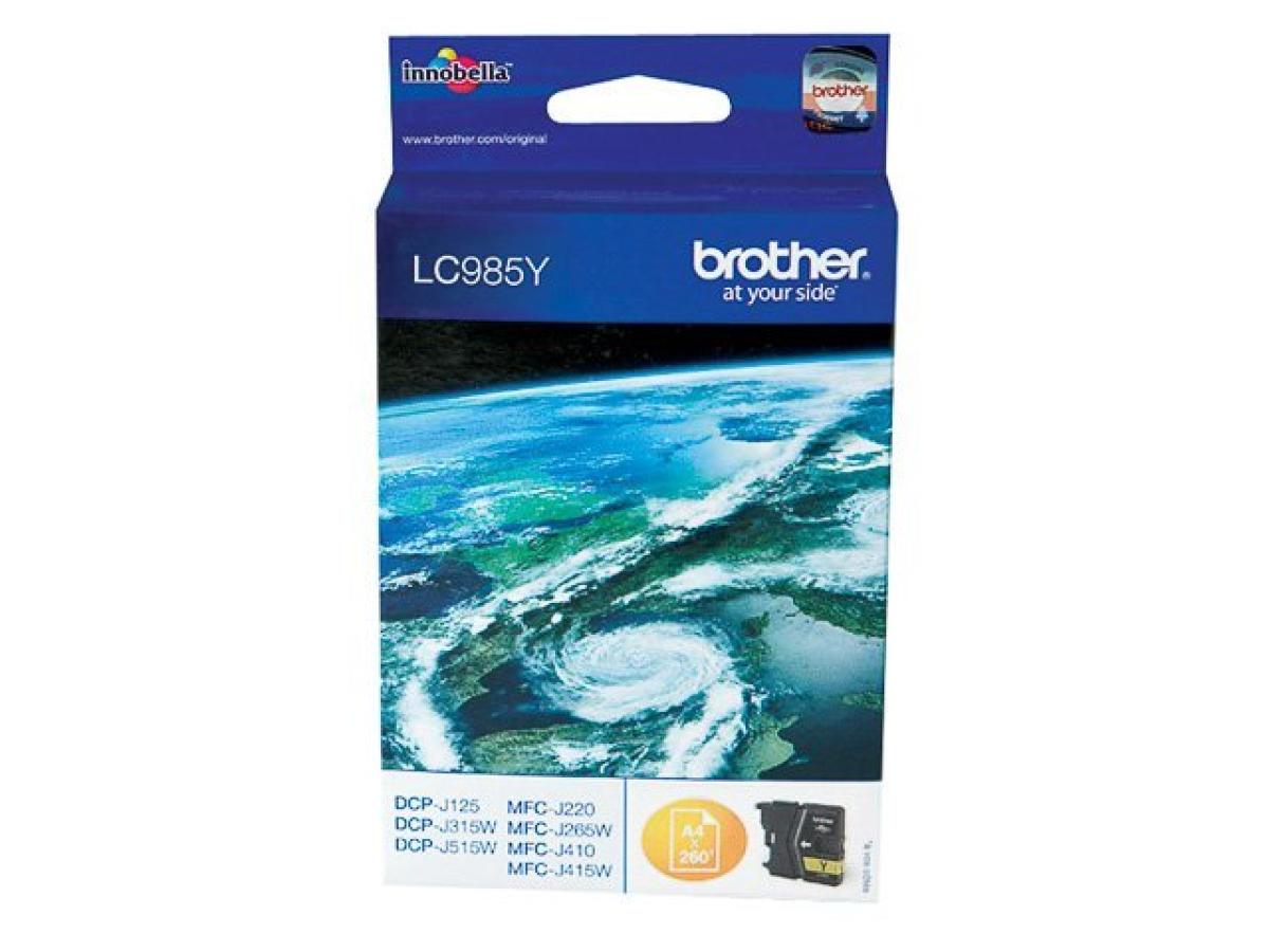 Brother LC-985 Geel – Brother LC-985 (LC-985Y) – Inktcartridge Geel Origineel – ShopyInk België