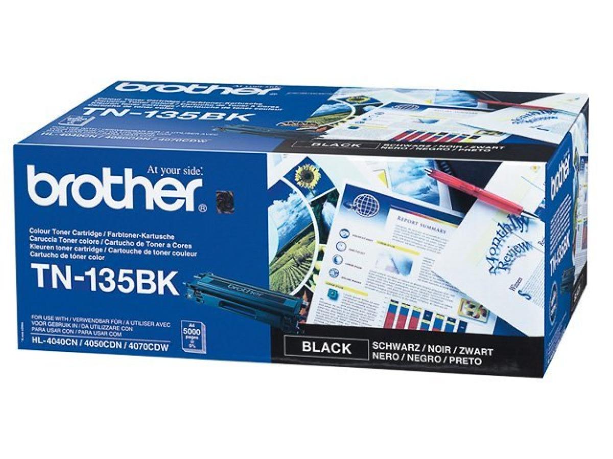 Brother TN-135 Zwart – Brother TN-135 (TN-135BK) – Toner Zwart Origineel – ShopyInk België