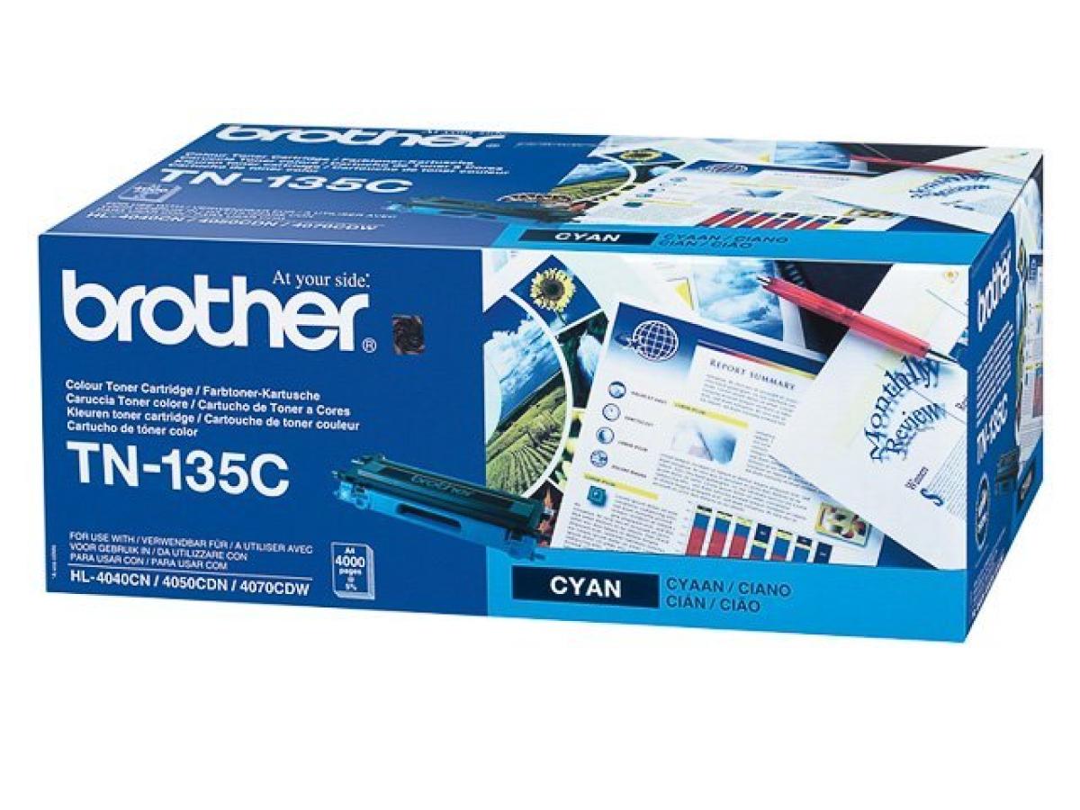 Brother TN-135 Cyaan – Brother TN-135 (TN-135C) – Toner Cyaan Origineel – ShopyInk België