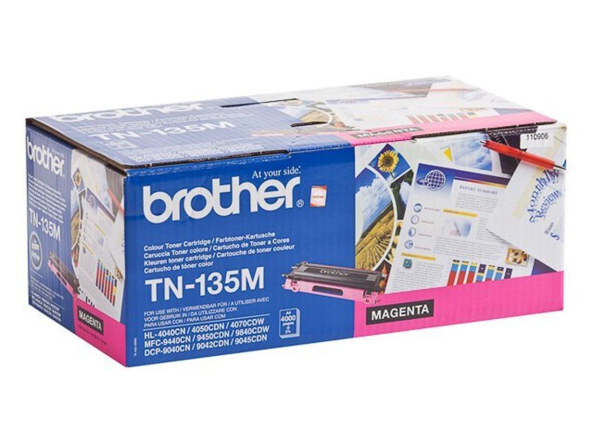 Brother TN-135 Magenta – Brother TN-135 (TN-135M) – Toner Magenta Origineel – ShopyInk België