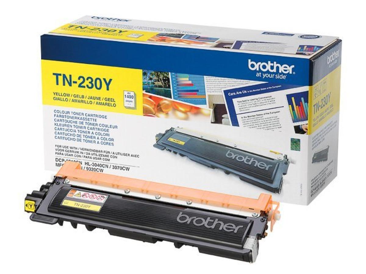 Brother TN-230 Geel – Brother TN-230 (TN-230Y) – Toner Geel Origineel – ShopyInk België