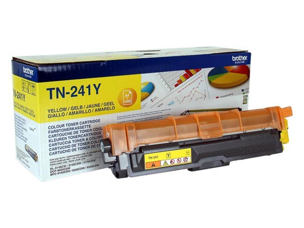 Brother TN-241 Geel – Brother TN-241 (TN-241Y) – Toner Geel Origineel – ShopyInk België