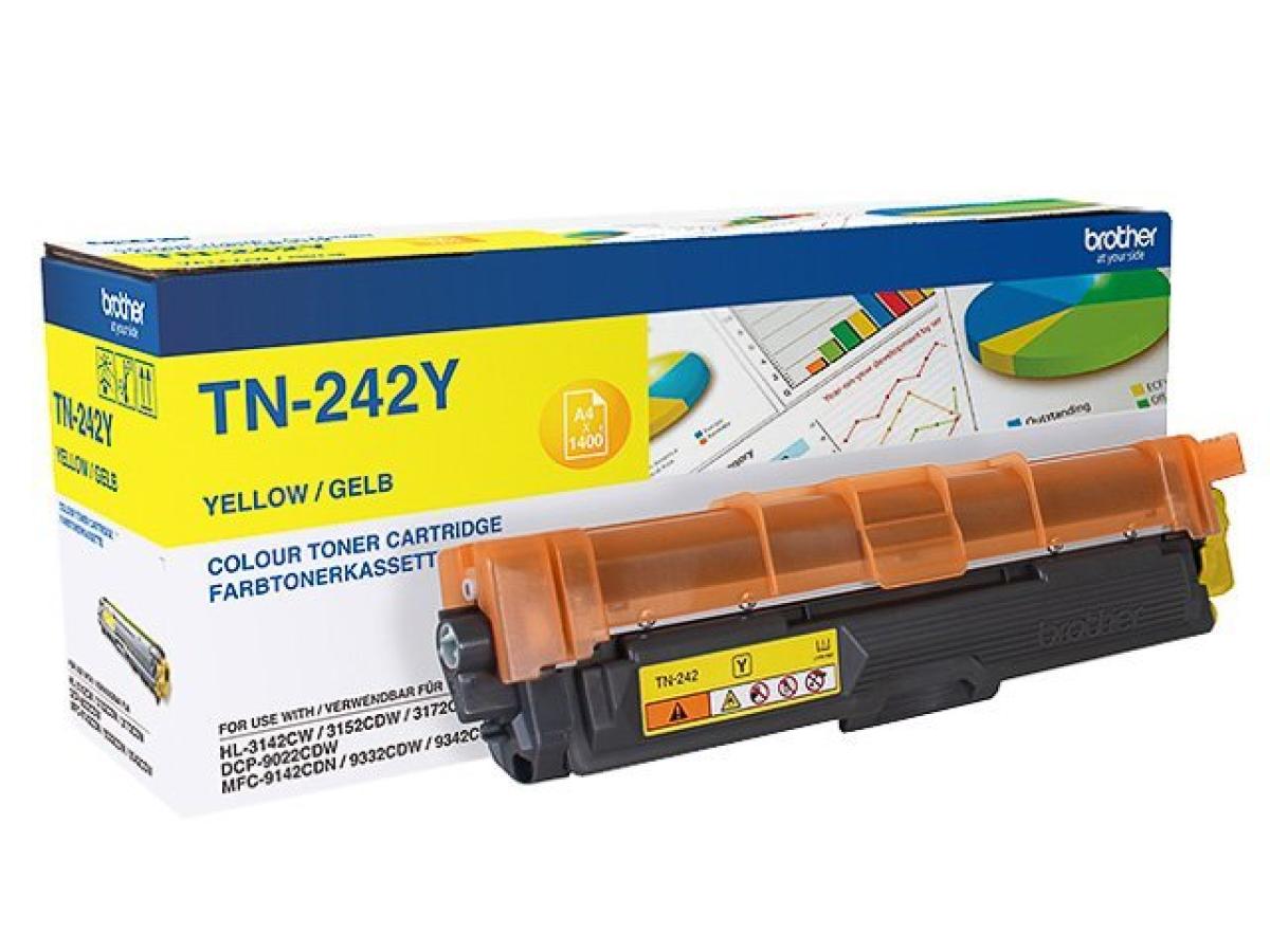 Brother TN-242 Geel – Brother TN-242 (TN-242Y) – Toner Geel Origineel – ShopyInk België