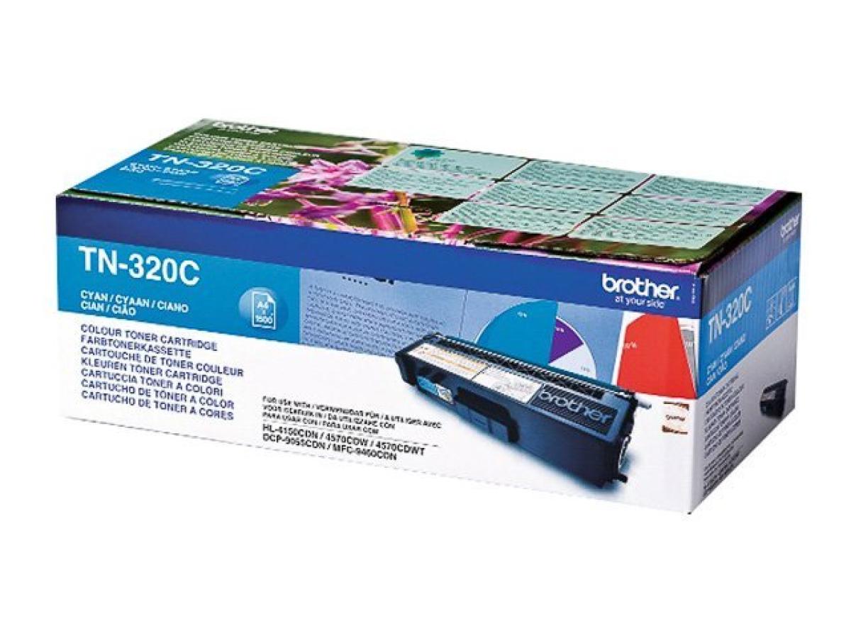 Brother TN-320 Cyaan – Brother TN-320 (TN-320C) – Toner Cyaan Origineel – ShopyInk België