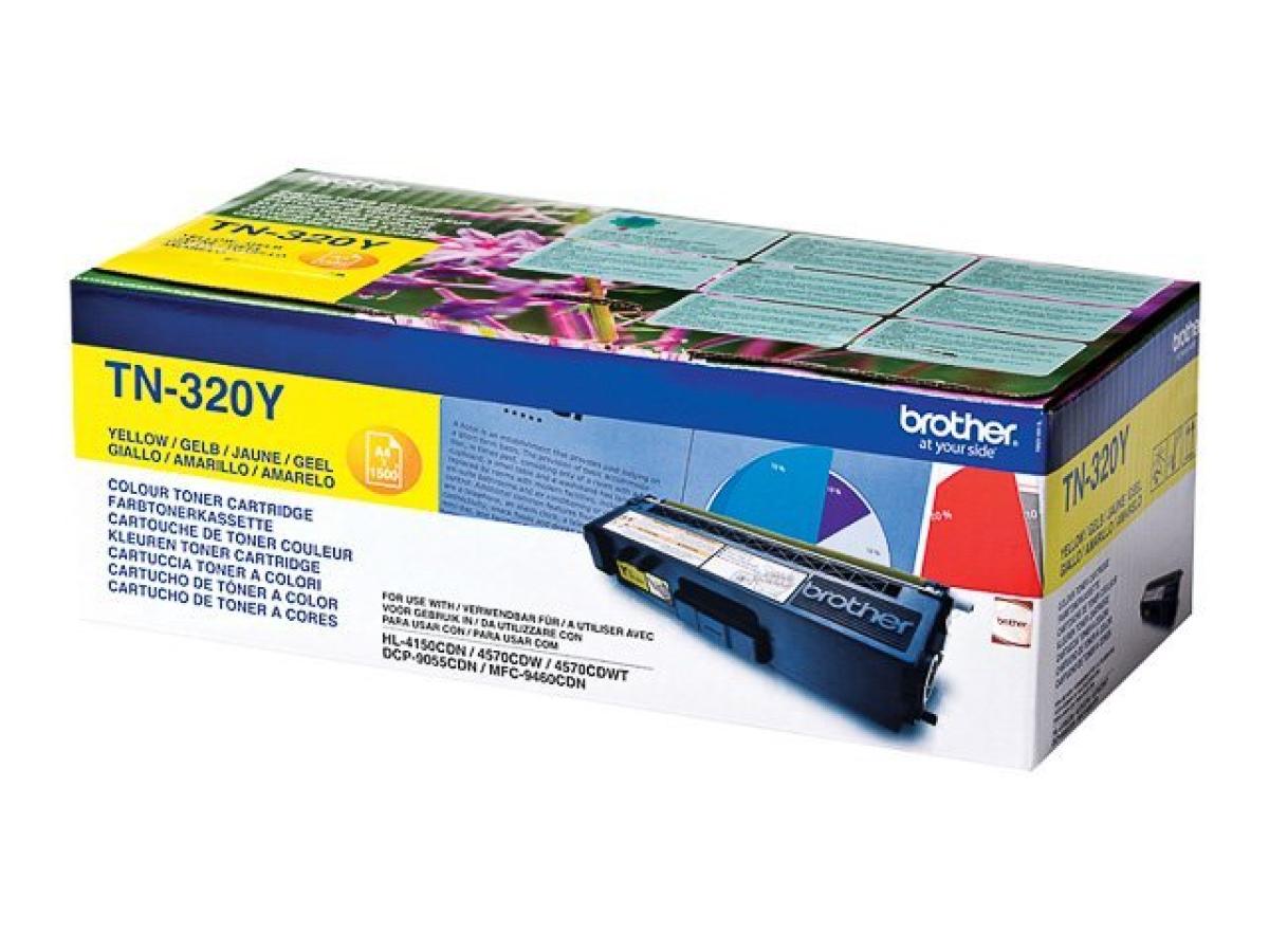 Brother TN-320 Geel – Brother TN-320 (TN-320Y) – Toner Geel Origineel – ShopyInk België