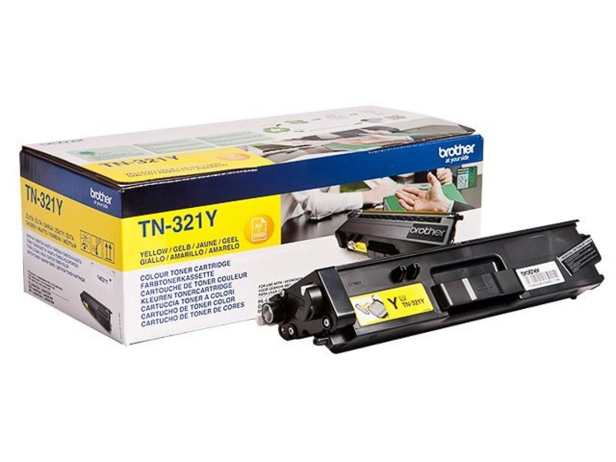 Brother TN-321 Geel – Brother TN-321 (TN-321Y) – Toner Geel Origineel – ShopyInk België
