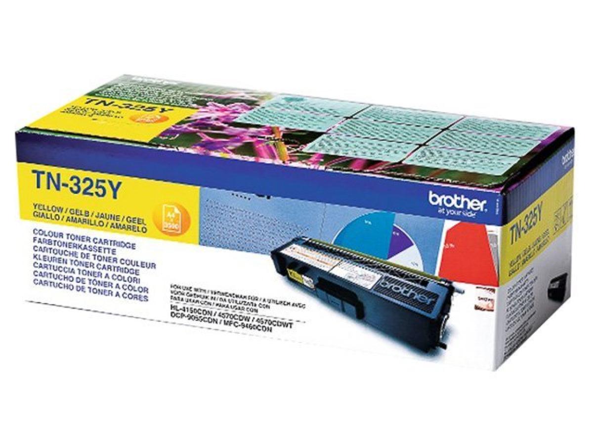 Brother TN-325 Geel – Brother TN-325 (TN-325Y) – Toner Geel Origineel – ShopyInk België