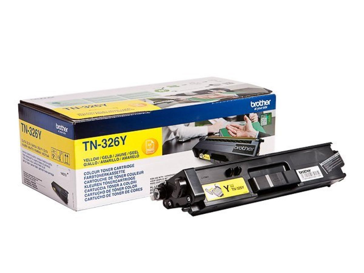 Brother TN-326 Geel – Brother TN-326 (TN-326Y) – Toner Geel Origineel – ShopyInk België