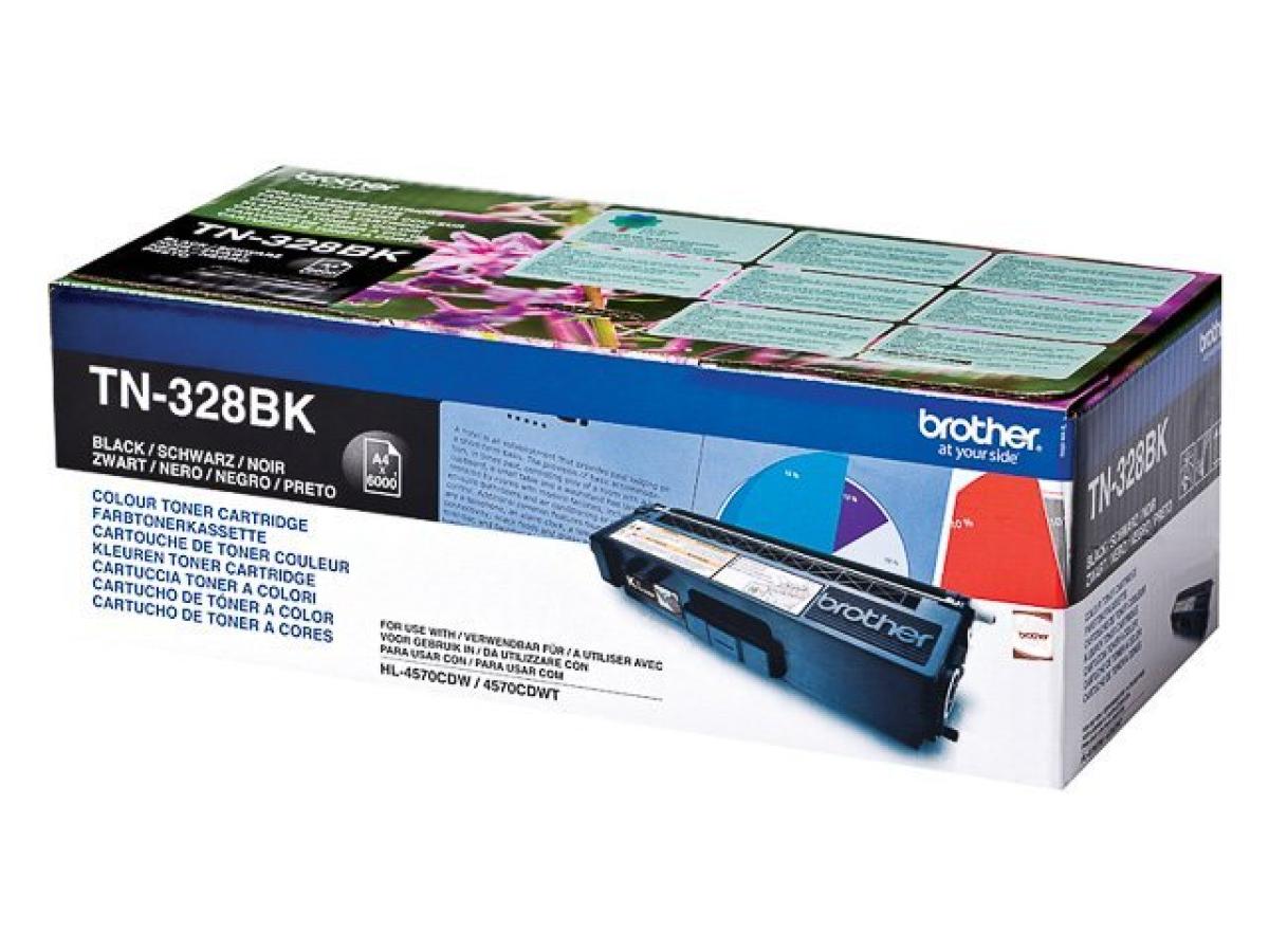Brother TN-328 Zwart – Brother TN-328 (TN-328BK) – Toner Zwart Origineel – ShopyInk België