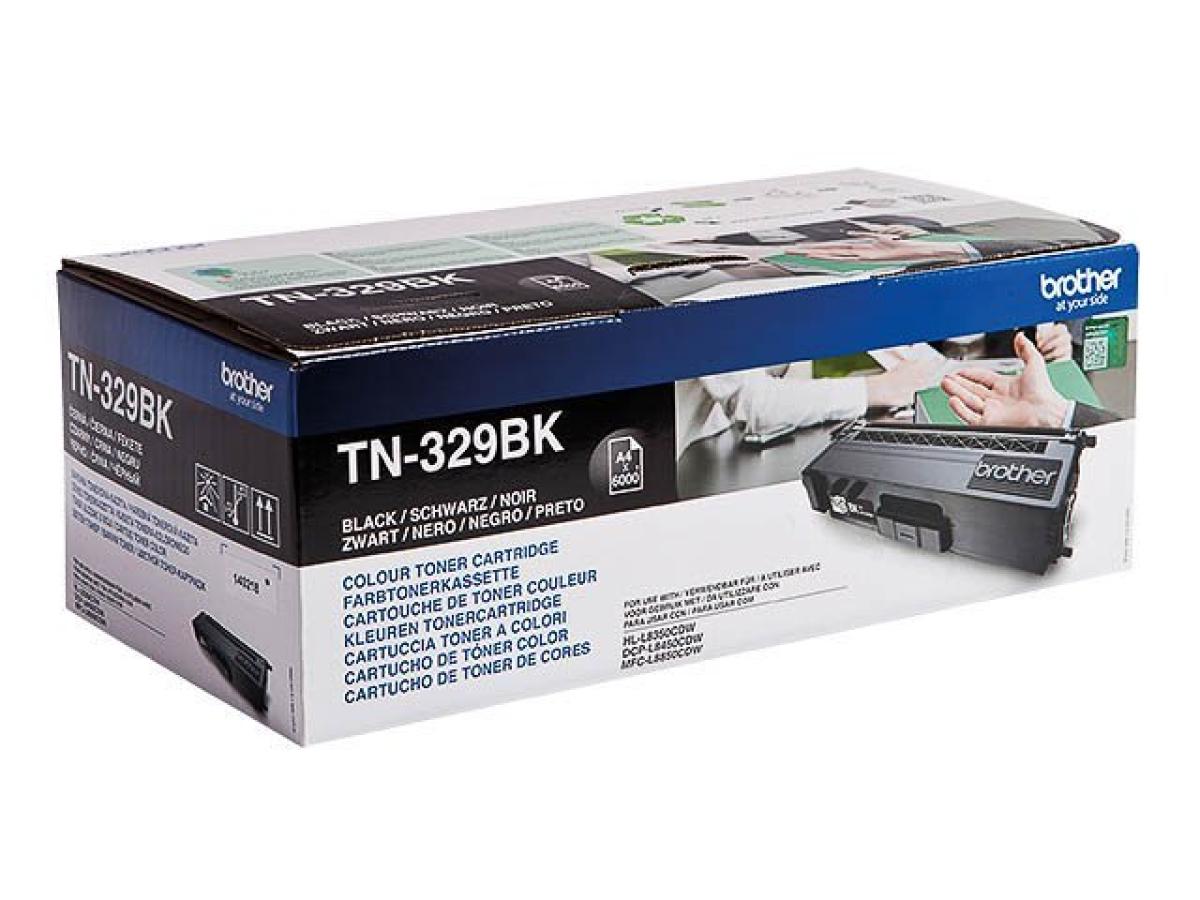 Brother TN-329 Zwart – Brother TN-329 (TN-329BK) – Toner Zwart Origineel – ShopyInk België
