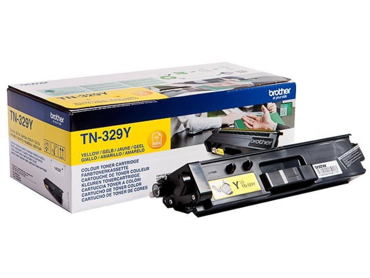 Brother TN-329 Geel – Brother TN-329 (TN-329Y) – Toner Geel Origineel – ShopyInk België