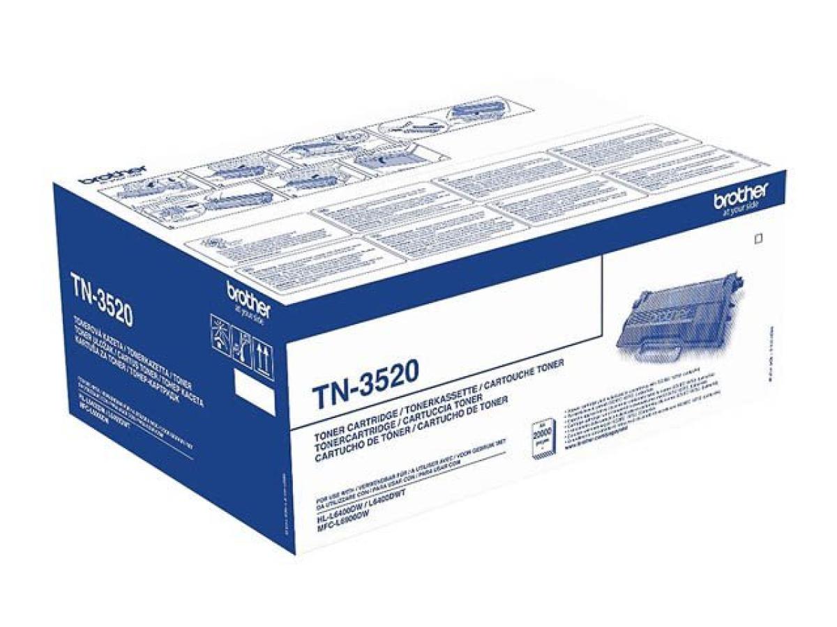 Brother TN-3520 Zwart – Brother TN-3520 – Toner Zwart Origineel – ShopyInk België