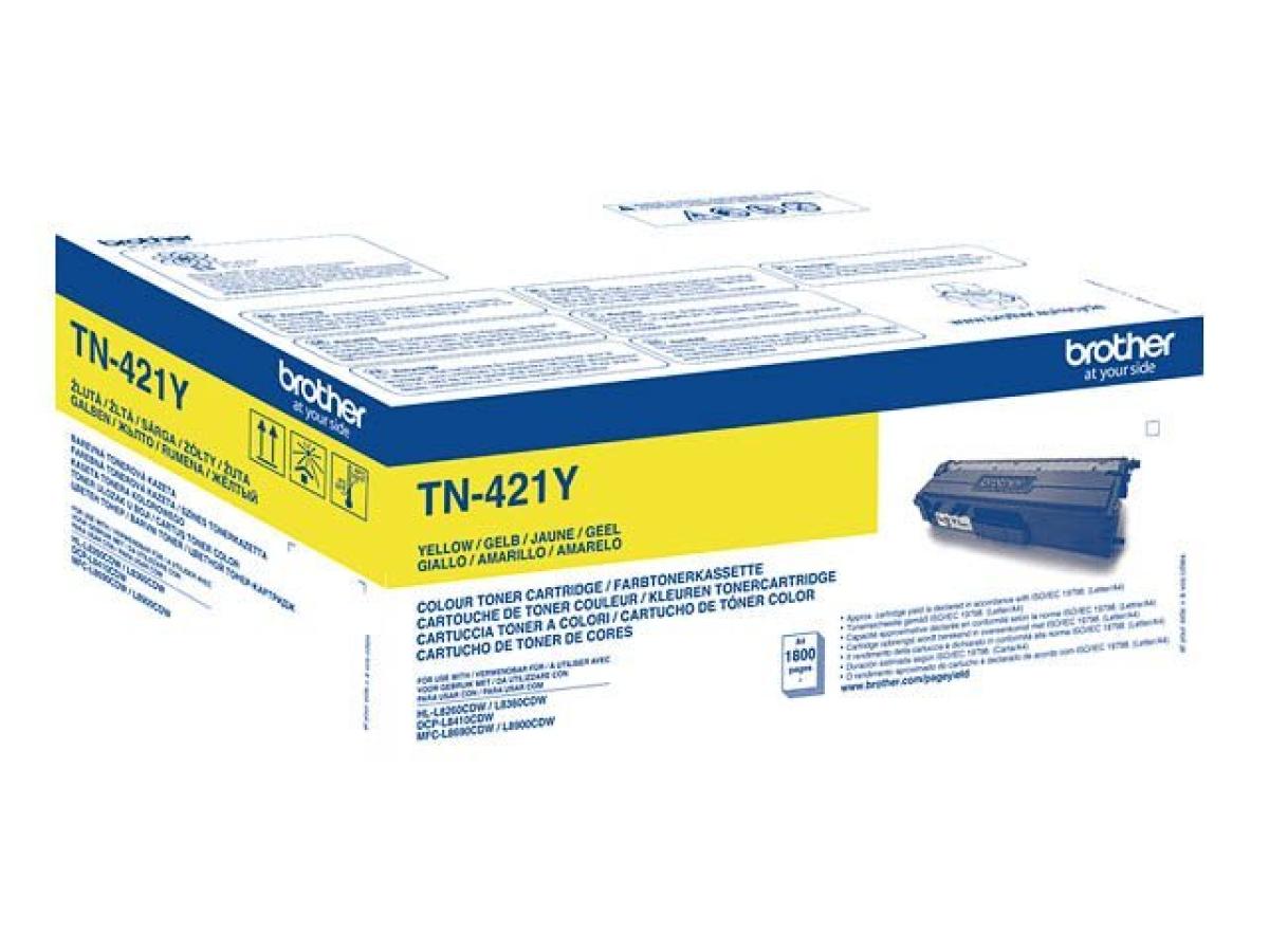 Brother TN-421 Geel – Brother TN-421 (TN-421Y) – Toner Geel Origineel – ShopyInk België