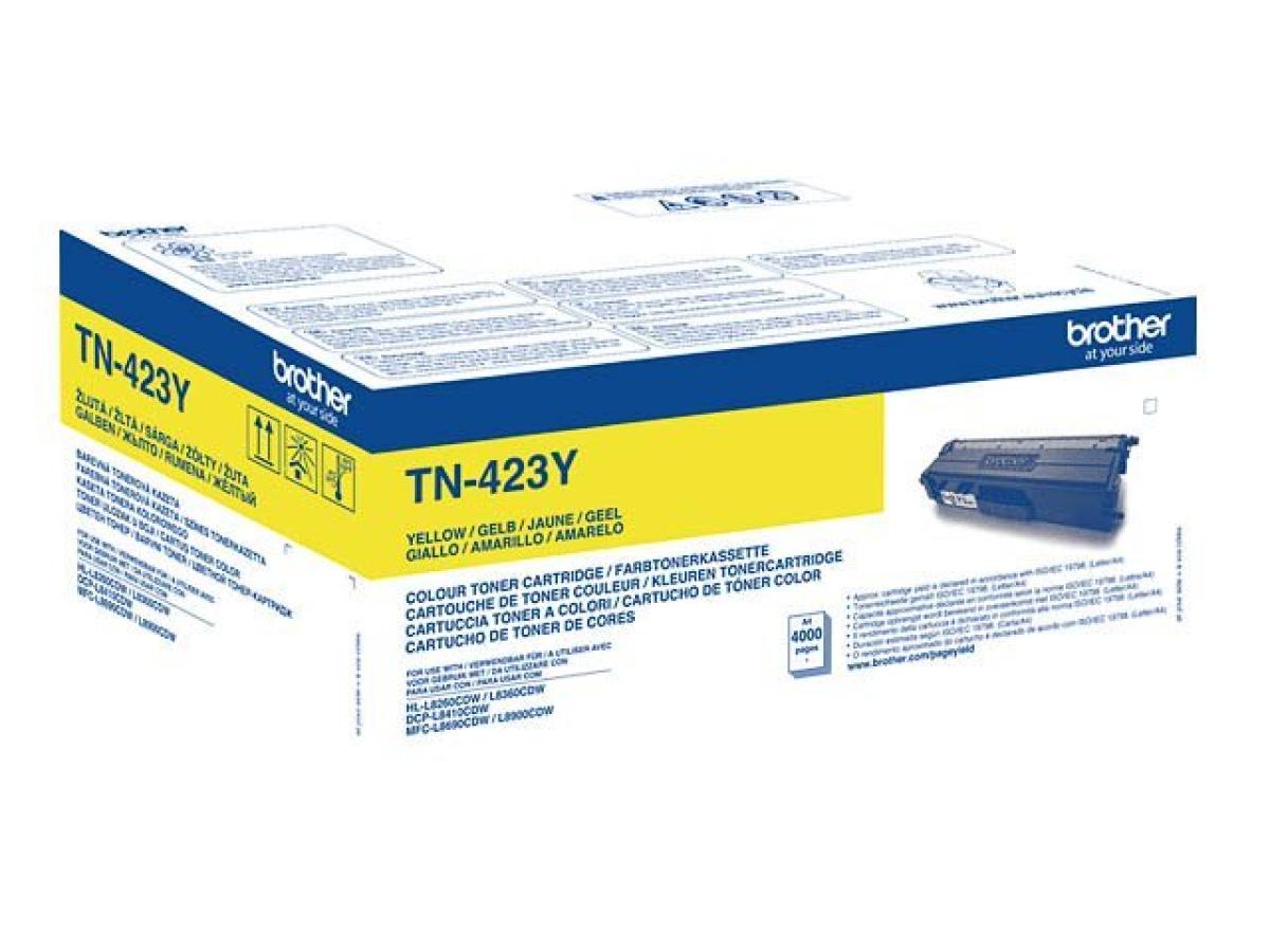 Brother TN-423 Geel – Brother TN-423 (TN-423Y) – Toner Geel Origineel – ShopyInk België