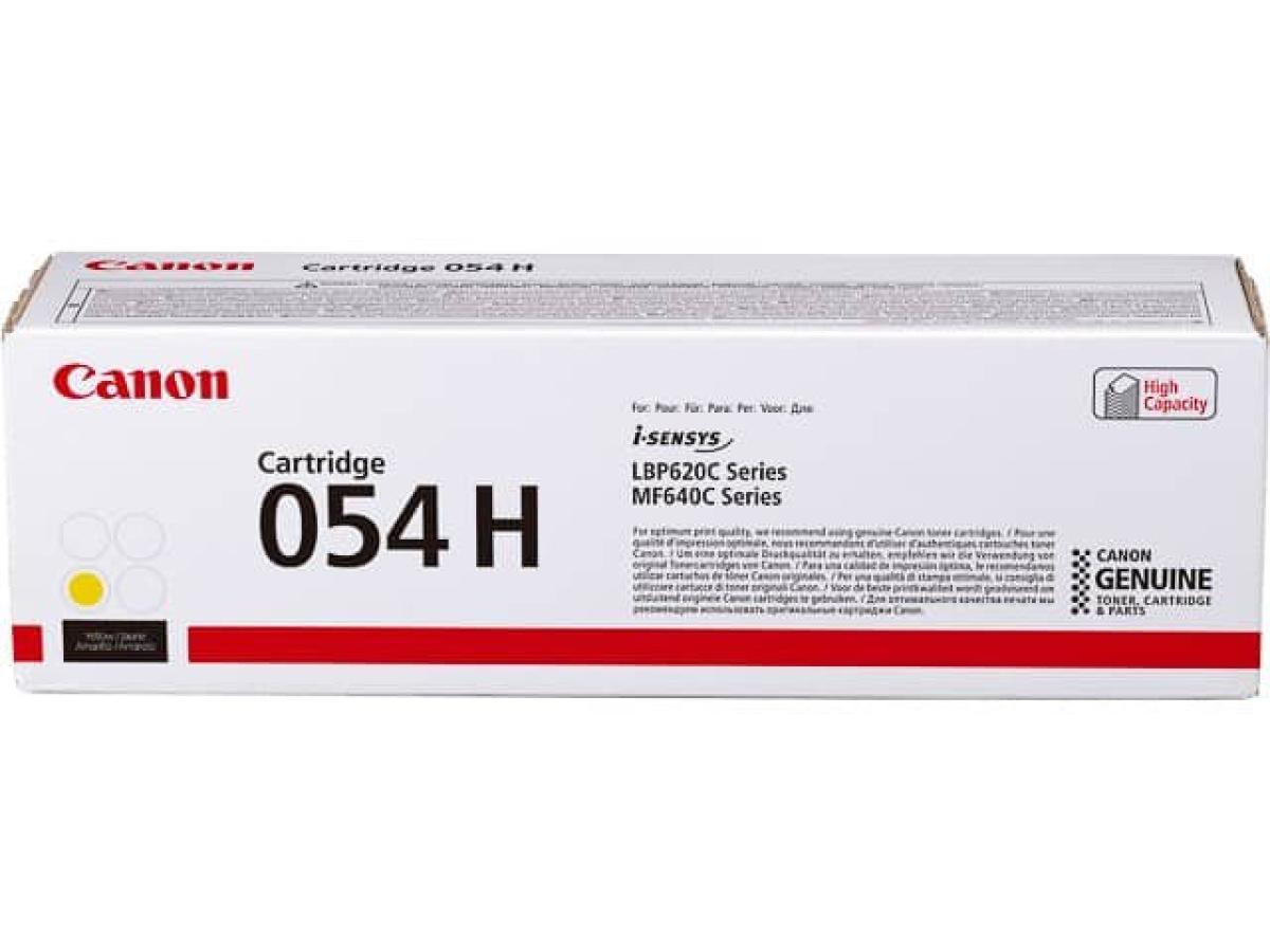Canon 054 Geel – Canon 054 (054H Y) – Toner Geel Origineel – ShopyInk België