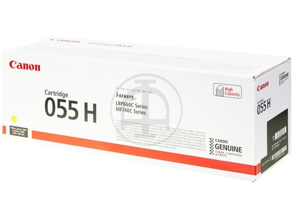 Canon 055 Geel – Canon 055 (055H Y) – Toner Geel Origineel – ShopyInk België