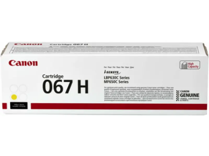 Canon 067 Geel – Canon 067 (067H Y) – Toner Geel Origineel – ShopyInk België