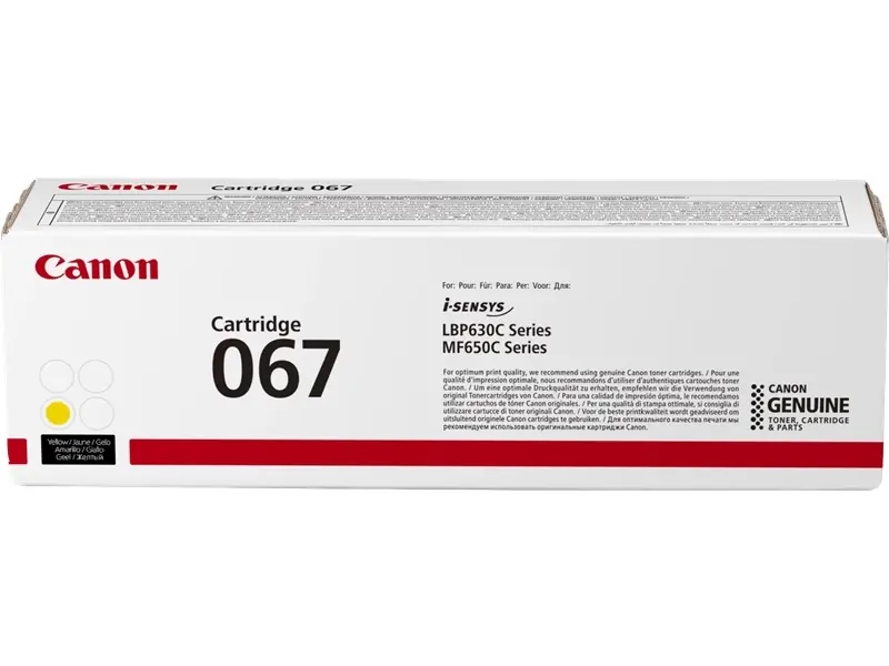 Canon 067 Geel – Canon 067 (067 Y) – Toner Geel Origineel – ShopyInk België
