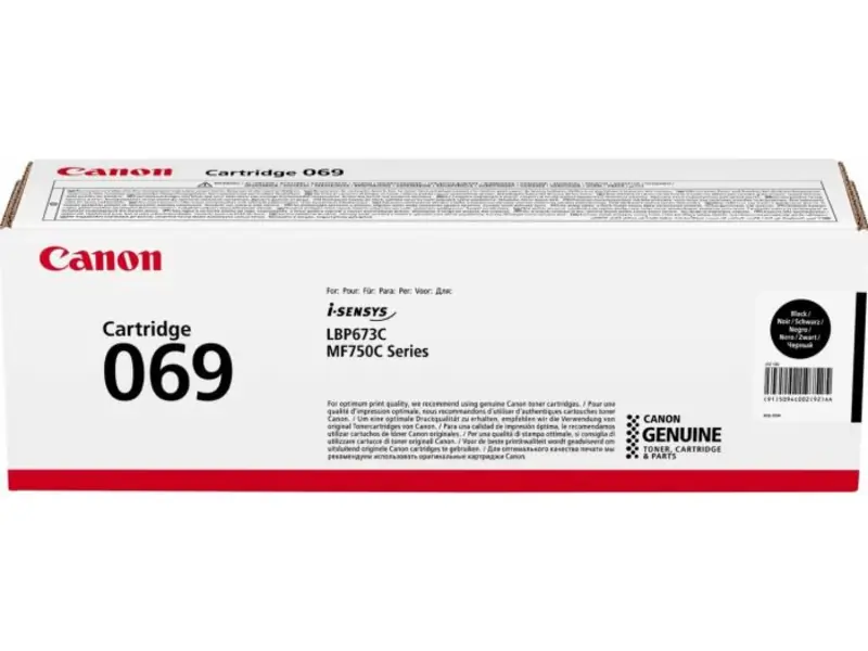 Canon 069 Zwart – Canon 069 (069 BK) – Toner Zwart Origineel – ShopyInk België