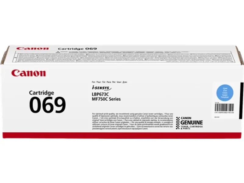 Canon 069 Cyaan – Canon 069 (069 C) – Toner Cyaan Origineel – ShopyInk België