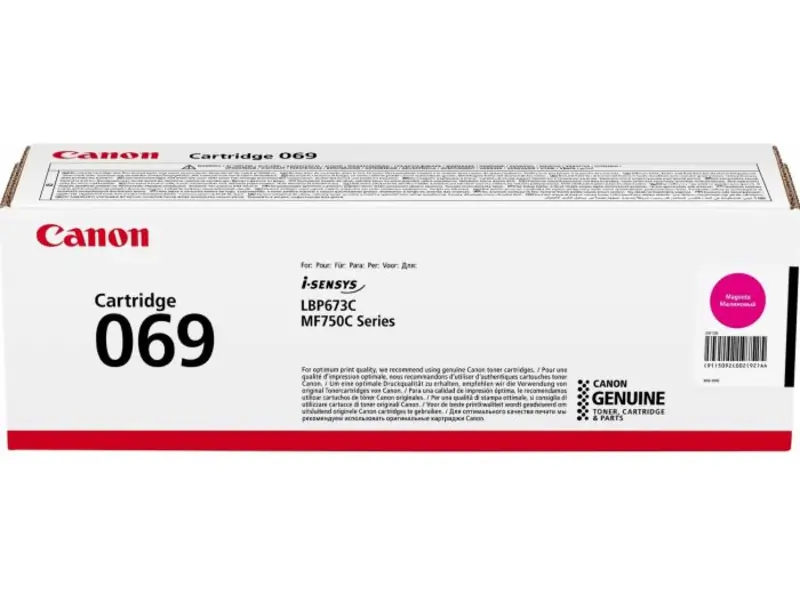 Canon 069 Magenta – Canon 069 (069 M) – Toner Magenta Origineel – ShopyInk België