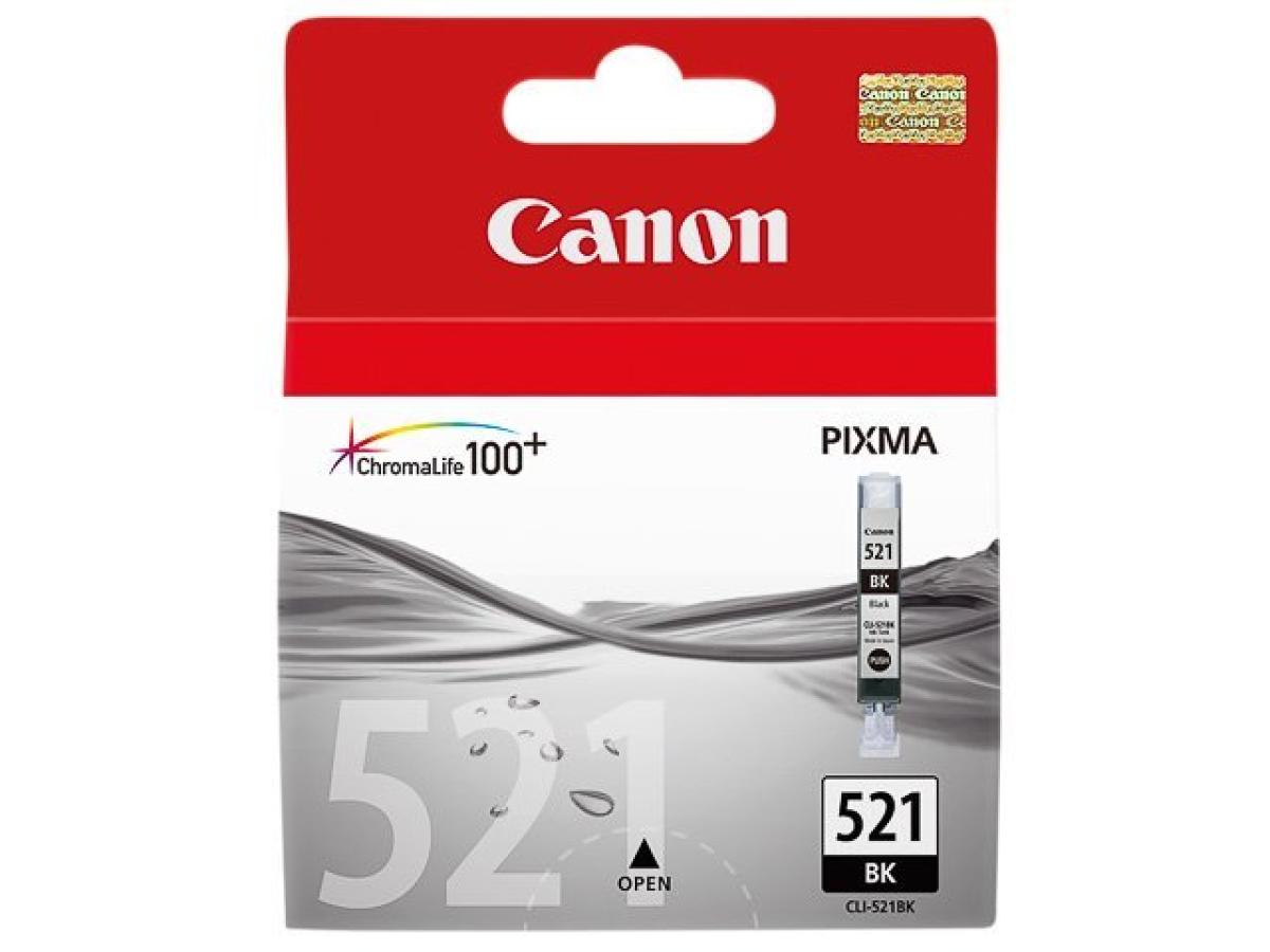 Canon CLI-521 Zwart – Canon CLI-521 (CLI-521BK) – Inktcartridge Zwart Origineel – ShopyInk België