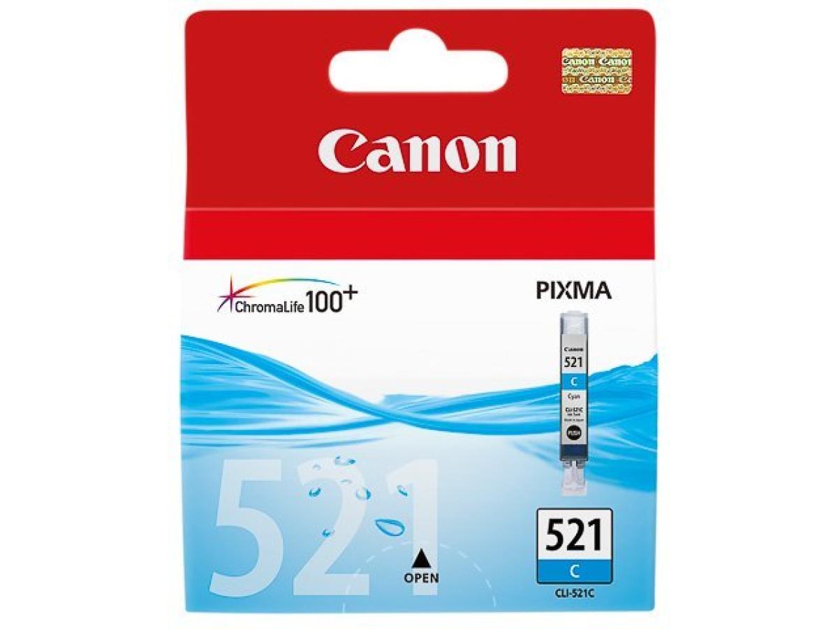 Canon CLI-521 Cyaan – Canon CLI-521 (CLI-521C) – Inktcartridge Cyaan Origineel – ShopyInk België