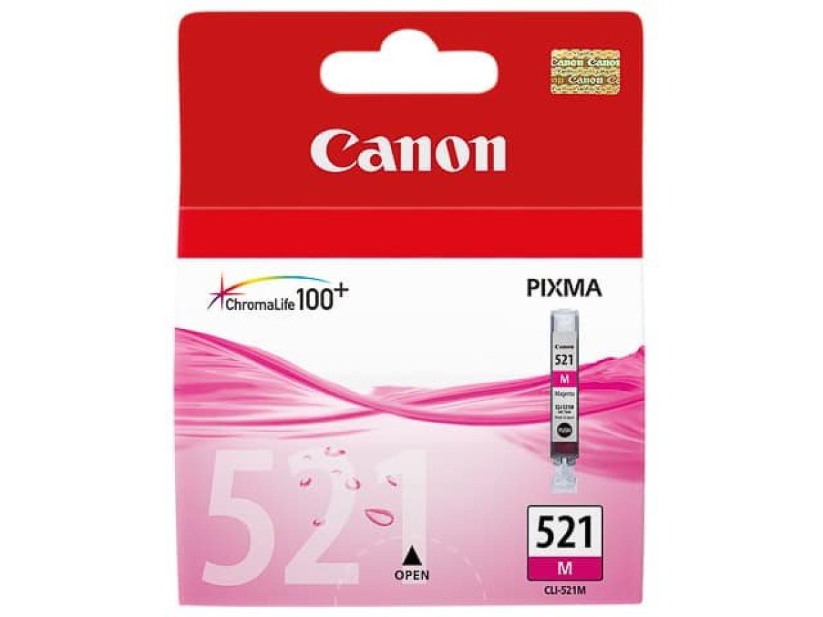 Canon CLI-521 Magenta – Canon CLI-521 (CLI-521M) – Inktcartridge Magenta Origineel – ShopyInk België