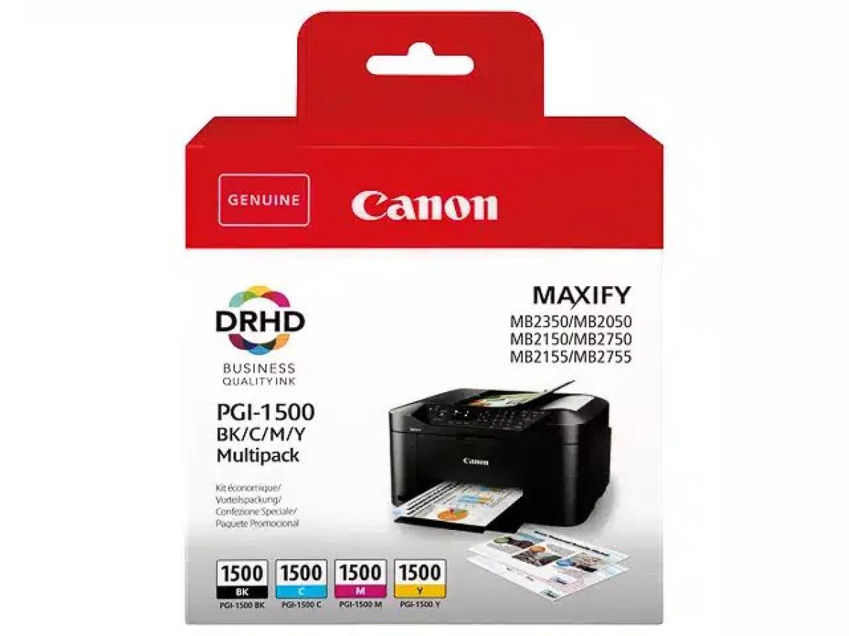 Canon PGI-1500 Pack – Canon PGI-1500 (PGI-1500 C/M/Y/BK) – Inktcartridge Pack Origineel – ShopyInk België